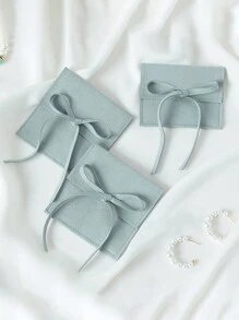 1/5/50 件超细纤维珠宝包装袋高品质珠宝礼品袋婚礼派对生日回礼品糖果袋耳环手链项链别致小型收纳袋礼品袋