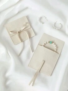 1/5/50 件超细纤维珠宝包装袋高品质珠宝礼品袋婚礼派对生日回礼品糖果袋耳环手链项链别致小型收纳袋礼品袋