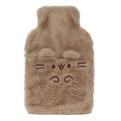 Pusheen Womens/Ladies Hot Water Bottle Cover (Brown)