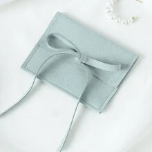 1/5/50 件超细纤维珠宝包装袋高品质珠宝礼品袋婚礼派对生日回礼品糖果袋耳环手链项链别致小型收纳袋礼品袋