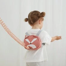 Bebamour Animal Toddler Backpack With Reins Mini Bag With Leash For Children Portable Backpack Rucksack With Harness For Boys And Girls, Orange - Orange - View 6