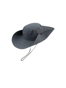 1pc Women's Solid Color Foldable Wide Brim Sun Hat, Sun Protection, Daily Wear, Suitable For Outdoor Activities Such As Fishing Cowboy Hat - Bucket Hat - View 3