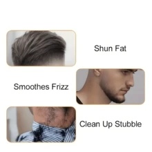 Rechargeable Cordless Hair Clippers For Men - Zero Gapped Edge Hair Cutting Kit With Guide Combs And Beard Trimmer Shaver - USB Charging - View 6