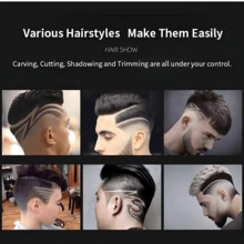 Rechargeable Cordless Hair Clippers For Men - Zero Gapped Edge Hair Cutting Kit With Guide Combs And Beard Trimmer Shaver - USB Charging - View 4