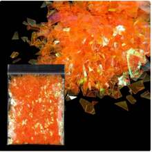 10g/Bag Holographic Nail Glitter Flakes Sparkly 3D Asymmetrical Shiny Sequins Nails Supplies Polish Manicure Nail Art Decorations DIY Nail Charms Nail Gems