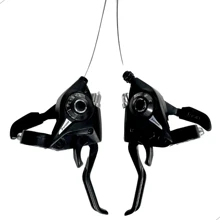 Passador Marcha De Bicicleta 21v Trocador 3x7v Tipo Shimano - Preto - Visão 6