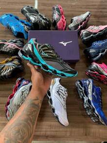 Men Sneakers - Đen và vàng - Xem 2