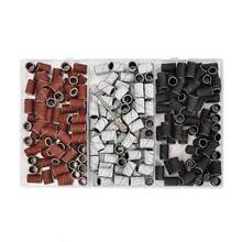 Nail Grinding Wheel Sanding Rings, Electric Nail Grinder Sanding Rings In Black, White And Multi-Colors With Bearings, Boxed Set - Multicolor - View 8