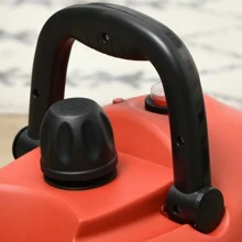 HOMCOM Limpiador a Vapor Portátil Deposito 1,2 L Vaporeta Multiusos Autonomía con Accesorios para Tapicería Sofá Baño Coche 34x25x23,5 cm Rojo - Rojo - Ver 4