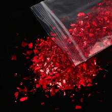 10g/Bag Holographic Nail Glitter Flakes Sparkly 3D Asymmetrical Shiny Sequins Nails Supplies Polish Manicure Nail Art Decorations DIY Nail Charms Nail Gems