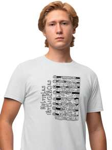 Men T-Shirts - 白色 - 查看 1