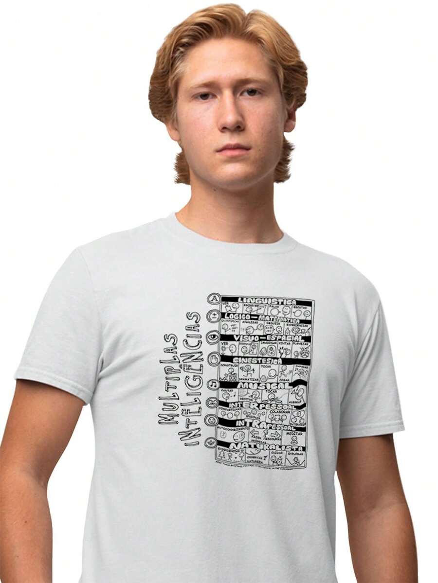 Men T-Shirts - 白色 - 查看 1