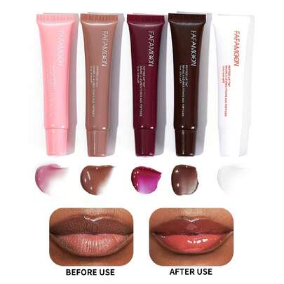 1支水光飽滿唇彩液體口紅唇蜜保濕豐唇玻璃唇油