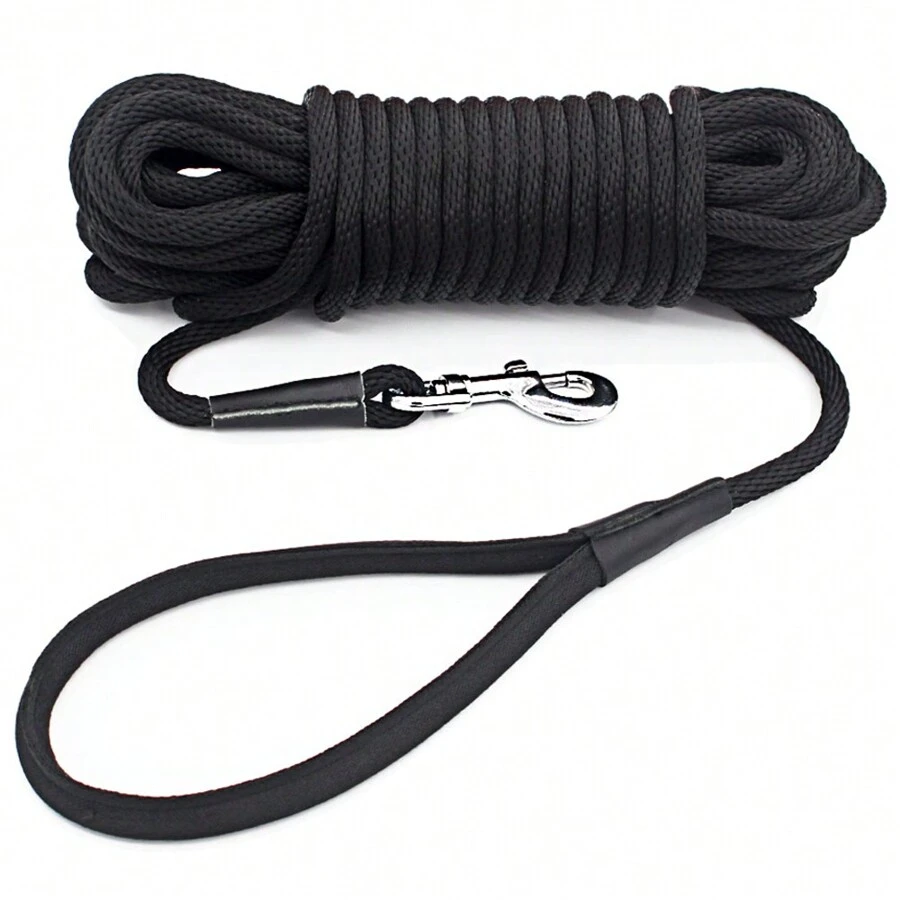Lynxking 1pc Long Dog Leash 10FT/15FT/30FT/50FT, Heavy Duty Dog Lead For Large Medium Small Dogs Outside Walking, Playing, Camping, Or Yard