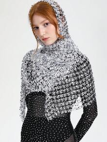 1 chiếc khăn choàng bằng vải lanh cho mùa hè, thích hợp làm khăn choàng, cổ áo hoặc để làm điểm nhấn cho trang phục theo phong cách Bohemian và kỳ lạ - Nhiều màu - Xem 2