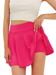Women Sports Skirts & Skorts - Màu Hồng Tươi - Xem 2