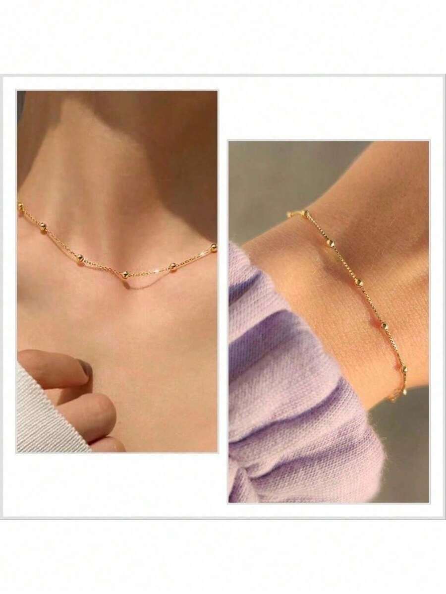 Women Jewelry Sets - Vàng - Xem 1