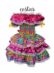 Young Girls Dresses - 玫紅色 - 查看 3