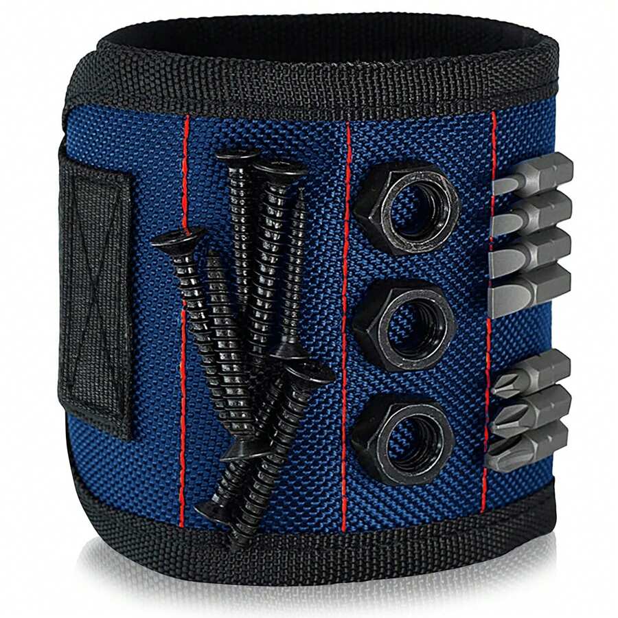 Magnetic Hand Grip To Hold Screws, Nails And Drilling Bits - 藍色 - 查看 1