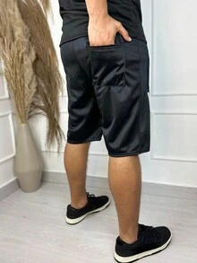 Men Shorts - 黑色 - 查看 2