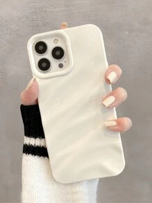 Apple Minimalistisch 3D Golfpatroon Telefoonhoesje Compatibel met iPhone 16 Pro Max/16/16 Pro/16 Plus/15/15 Pro Max/15 Pro/11/12/13/14 Pro Max/11 Pro/11 Pro Max/12 Pro/12 Pro Max/13 Pro/13 Pro Max/14 Pro/14 Pro Max, Zachte Shell High-End Creatief Ontwerp