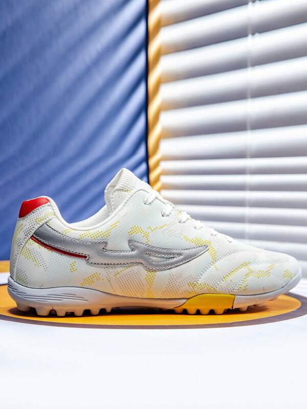 Professional Soccer Shoes TF Spikes Outdoor Sports Football Training Shoes Wear-Resistant Anti-Slip Breathable Men Indoor/Outdoor Football Shoes