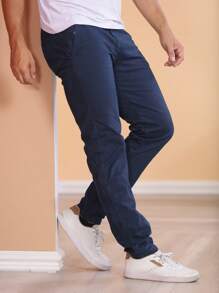 Men Pants - Blue - View 3