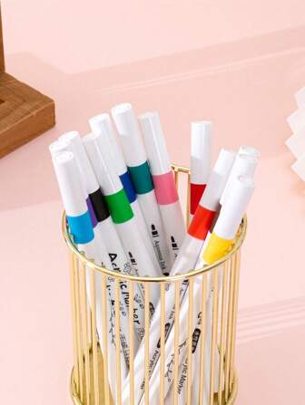 60 Colors Acrylic Paint Marker Pens, Suitable For Drawing And Art DIY Creation, Waterproof, Washable, Can Be Used For Painting On Fabric, Glass, Ceramic, Plastic And Most Surfaces