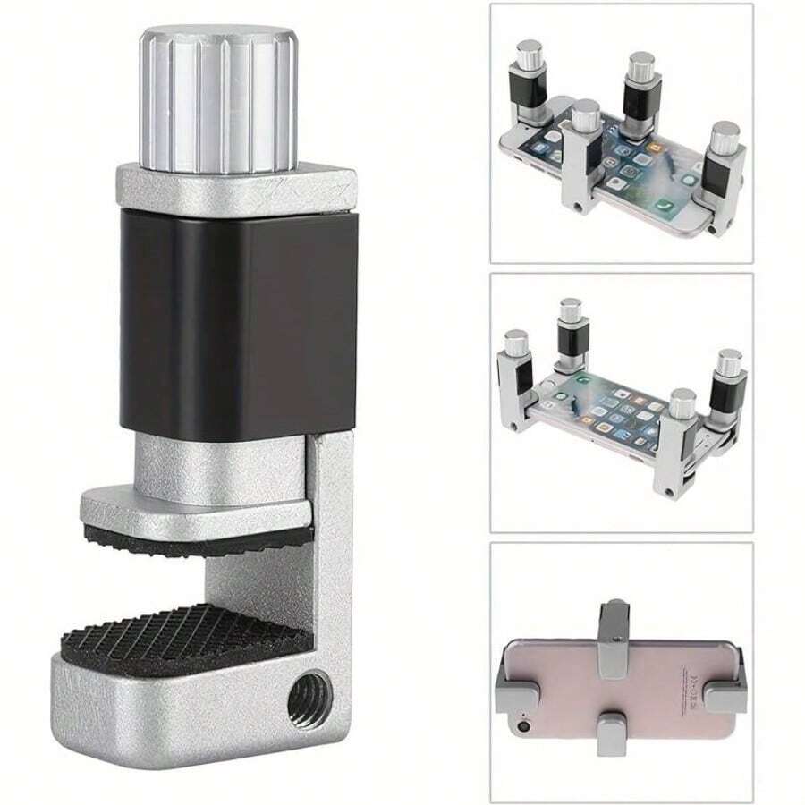 手機屏幕維修耐熱夾子工具，液晶觸摸屏玻璃膠粘合夾具，專為膠水溢出和光線外洩的框架固定而設計 - 固定夾 - 查看 1