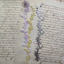 1PC Vine Leaf Metal Cutting Dies, New Arrival Die Cuts, Embossing Stencils For DIY Crafting Scrapbooking Supplies, Template Mould, Photo Album Decorative Paper Die Cuts For Card Making, DIY Craft Decoration - Silver - View 4