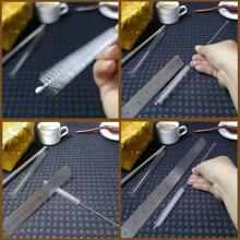 5pcs Extra Long And Wide Diameter Straw Cleaning Brush, Cleaning Kit For Straws, Water Bottles, Tumbler, Straw Brush ,Kitchen,Christmas Gift,School Supplies - 5-piece Straw Brush - View 9