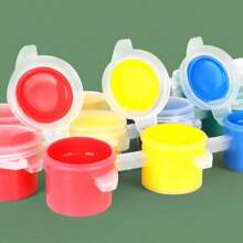 12 Farben/Set Acrylmalfarbe Farbpinsel Set DIY Kunsthandwerk Zeichnungswerkzeug Glatte Malfarbe Set DIY Malpinsel, Muttertag, Geschenk für Mama