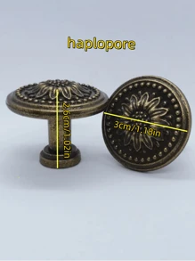 2pcs/4pcs European Style Zinc Alloy Carved Retro Drawer Handle Vintage Cabinet Pulls