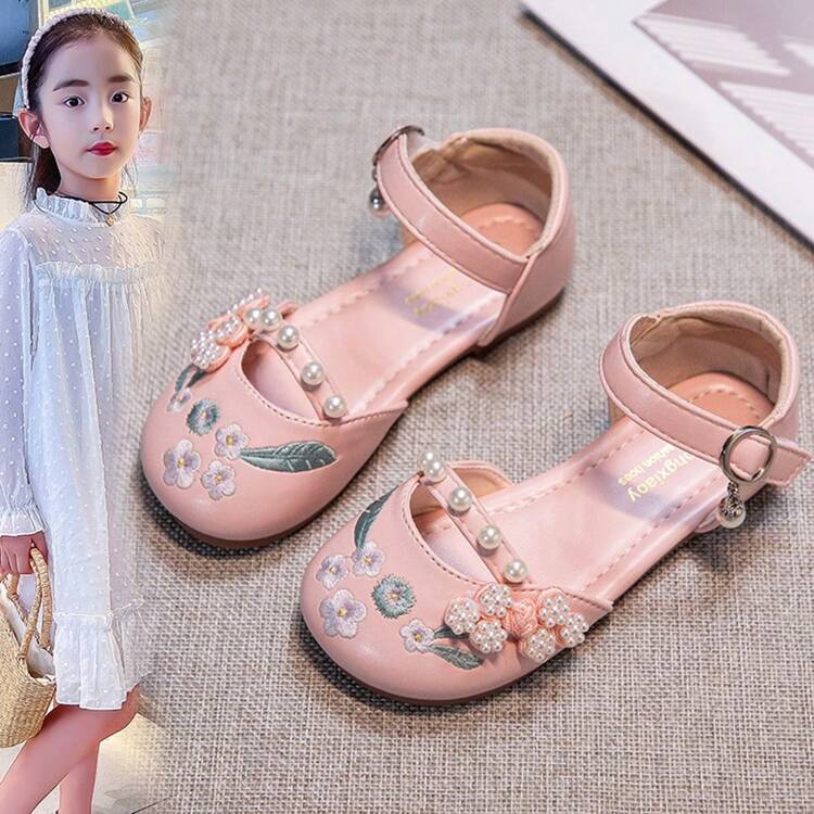 Zapatos de ropa tradicional china para ninas sandalias bordadas de tacon bajo combinan con vestidos occidentales para el verano Moda de Mujer SHEIN Mexico