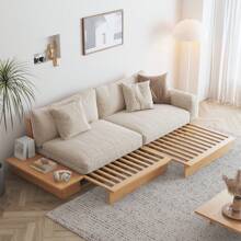 1pcs Light Luxury Small Household Dresser Storage Cabinet Organizer All In One, Bedroom Modern Minimalist Scandinavian Desk Makeup Table - Màu be - Xem 3