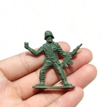 30/48pcs 5cm Mini Soldier Model Color Style Random Ship Military Element Battle Chess Ornaments Creative Desktop Sandbox War Simulation Props - Multicolor - View 10