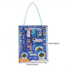 1pc铅笔文具6件套，礼品文具套装，功能齐全，适用送礼学校用品便携文具节日礼物学生奖品 - 彩色 - 查看 2