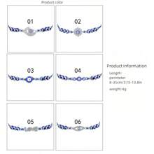1pc Blue Eye Element Decor Devil's Eye Butterfly Bracelet Bohemian Style Braided Hand Rope For Women - 5 - View 12