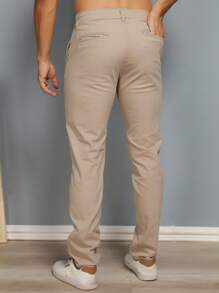 Men Pants - Khaki - View 4