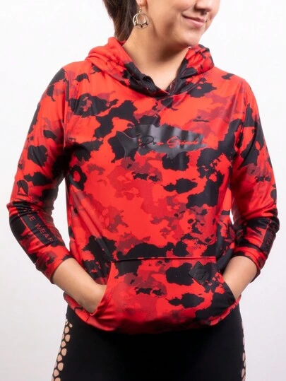 Sudadera Con Capucha Hoodie Deportiva Comoda Estilo Casual Camuflada