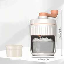1pc Hand-Cranked Ice Shaver Machine, Portable & Mini Manual Ice Crusher For Home Kitchen And Outdoor Use - Multicolor - View 3
