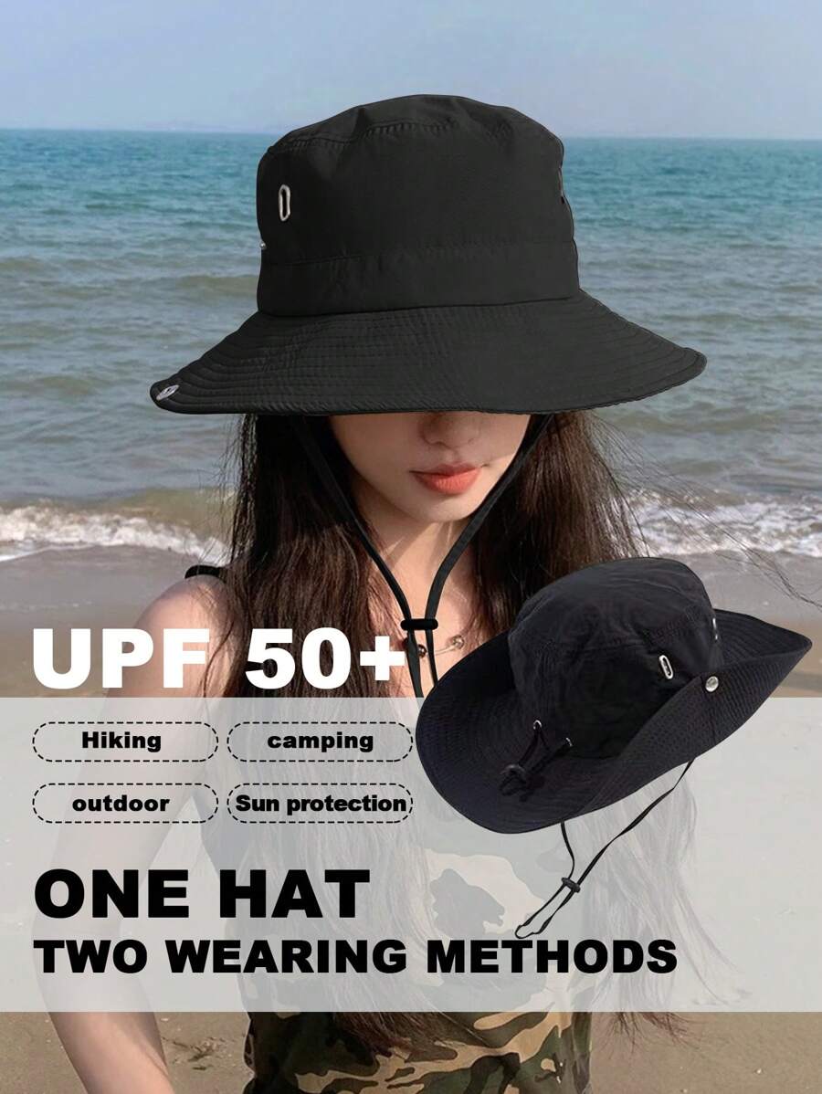 Outdoor Sun Protection Large Brim Sun Hat Beach Stuff Sun Hat