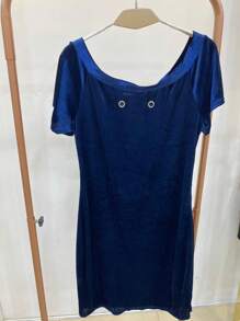 Women Dresses - Màu xanh lam - Xem 1