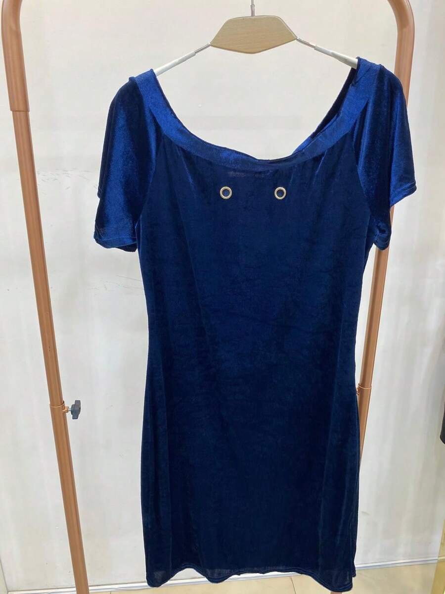 Women Dresses - Màu xanh lam - Xem 1