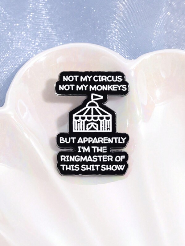 1 pezzo Sono il presentatore di questo spettacolo Spille smaltate personalizzate Spille da giacca simpatiche Gioielli divertenti Regalo per amici