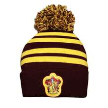 Harry Potter Gryffindor Beanie (Maroon/Gold) - Maroon/Gold - View 1