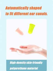 80/40 Sponge Earplugs Packed In One Bottle, For Noise Reduction, Sleeping, Studying, Planes And Trains, Anti-Noise And Does Not Hurt The Ears, Comes With A Small Portable Plastic Case - Multicolor - View 10