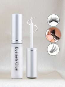 1 Buah Lem Bulu Mata Profesional 6ml, Tahan Lama, Tahan Aus, Transparan, Tahan Air, Cepat Kering, Tidak Iritasi, Cocok untuk Perekatan Bulu Mata Palsu Cluster dan Strip, Cocok untuk Mata Sensitif, Produk Bulu Mata Palsu DIY - Putih - View 5