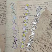 1PC Vine Leaf Metal Cutting Dies, New Arrival Die Cuts, Embossing Stencils For DIY Crafting Scrapbooking Supplies, Template Mould, Photo Album Decorative Paper Die Cuts For Card Making, DIY Craft Decoration - Silver - View 9