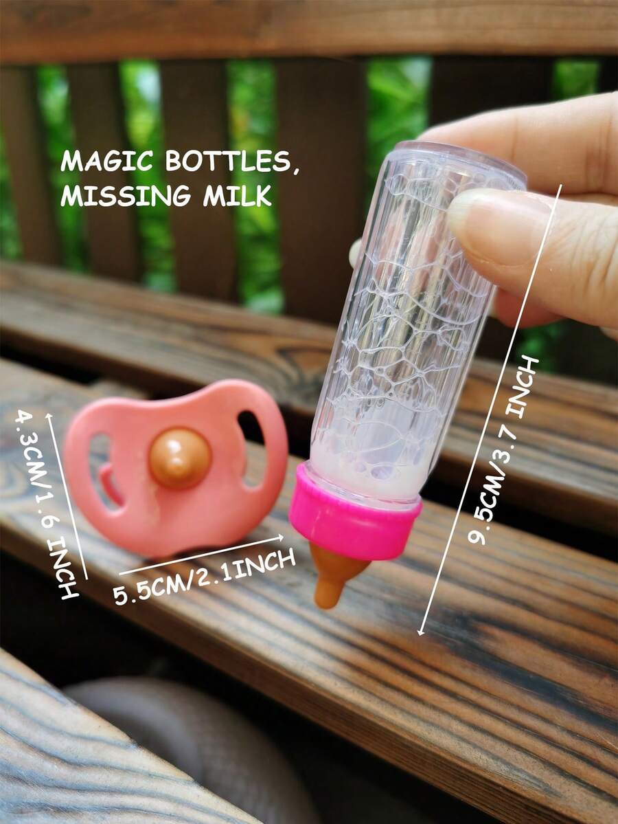 Magical Baby Bottle Set For Newborns, Includes 1 Milk Bottle, 1 Juice